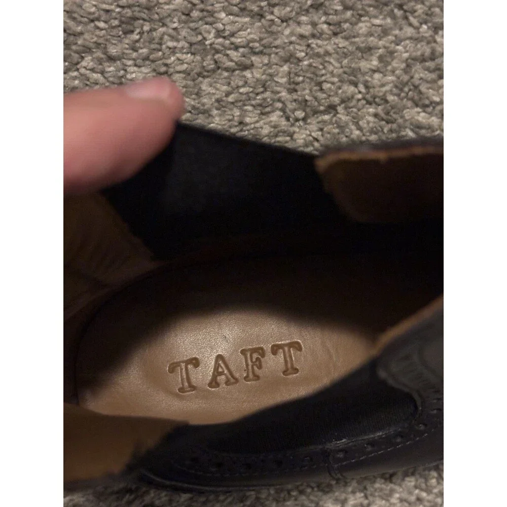 Taft Havana Chelsea Boots Sz EU 42 Men's US 9 Leather Spain Charcoal